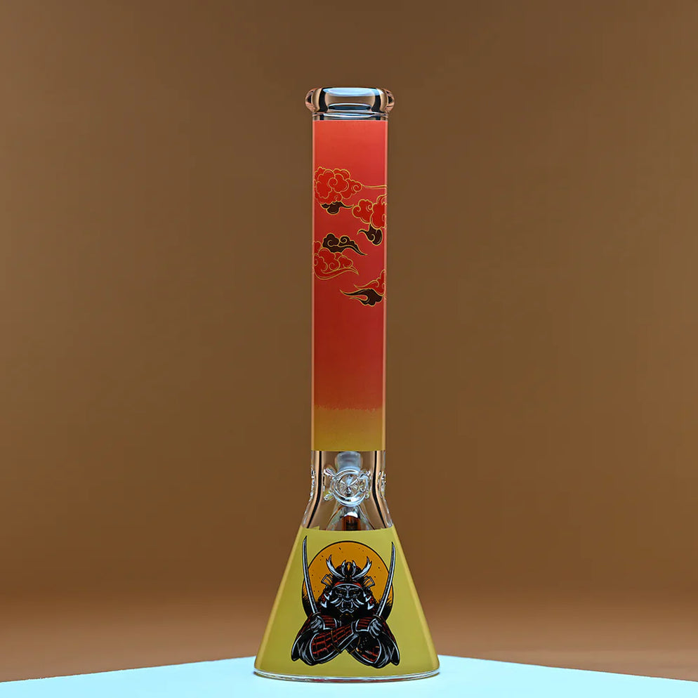 CASTLE GLASSWORKS | 16" SAMURAI BONG – EXTRA THICK GLASS
