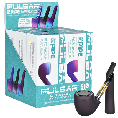 Pulsar 510 DL Pipe Variable Voltage Cartridge Vape | Thermo Series | 650mAh