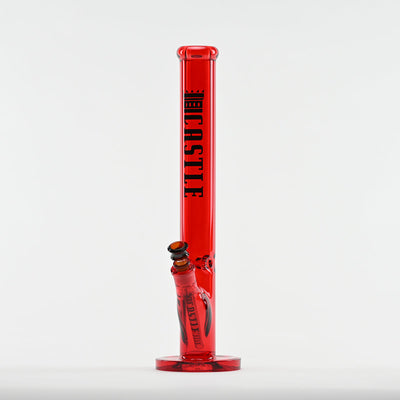 Castle Glassworks | 18" Straight Tube Glass Bong –(9mm Thick)