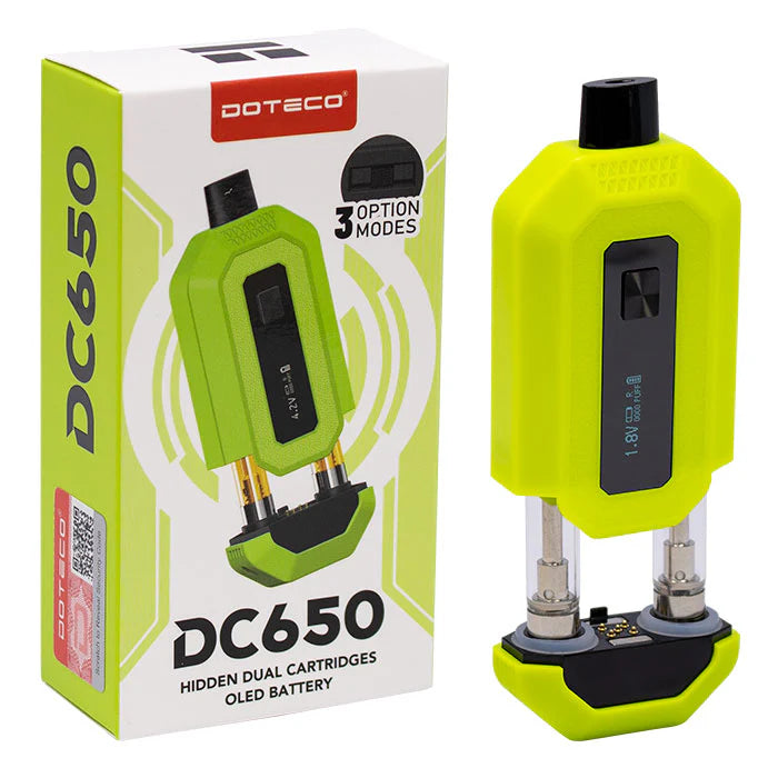 Doteco DC650 Digital Dual Cartridge 510 Battery