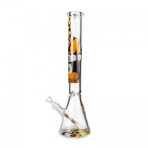 18" Wolf Decals Beaker Bong