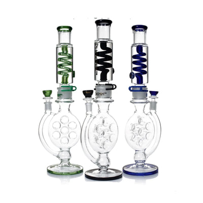 18" Freezable Bong Swiss Perc