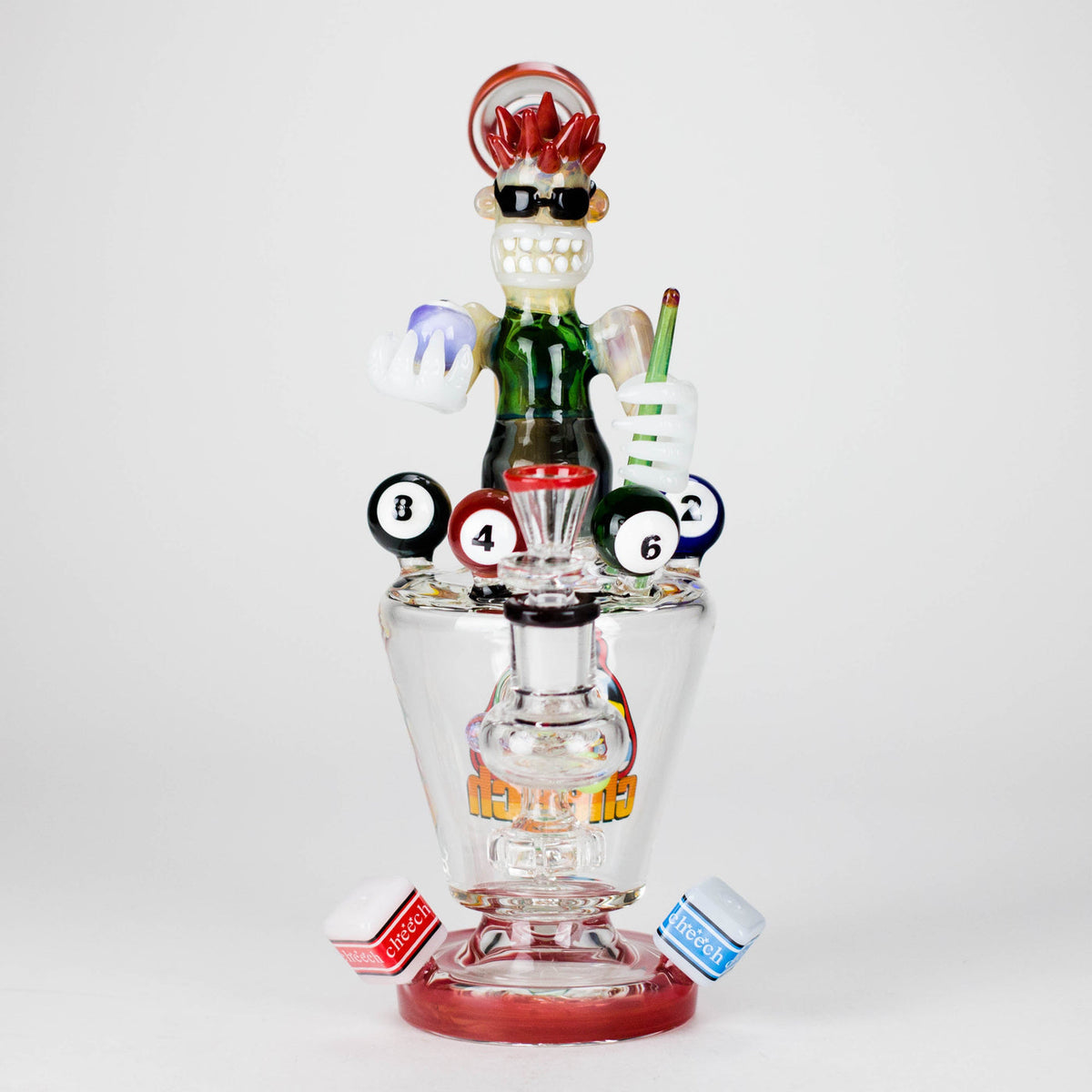 CHEECH GLASS | 11.5" POOL HALL BLAZY BUDDY BONG