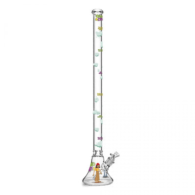 Cheech & Chong Glass 48" Tall How High Are You Water Pipe