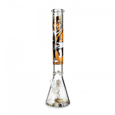 18" Wolf Decals Beaker Bong