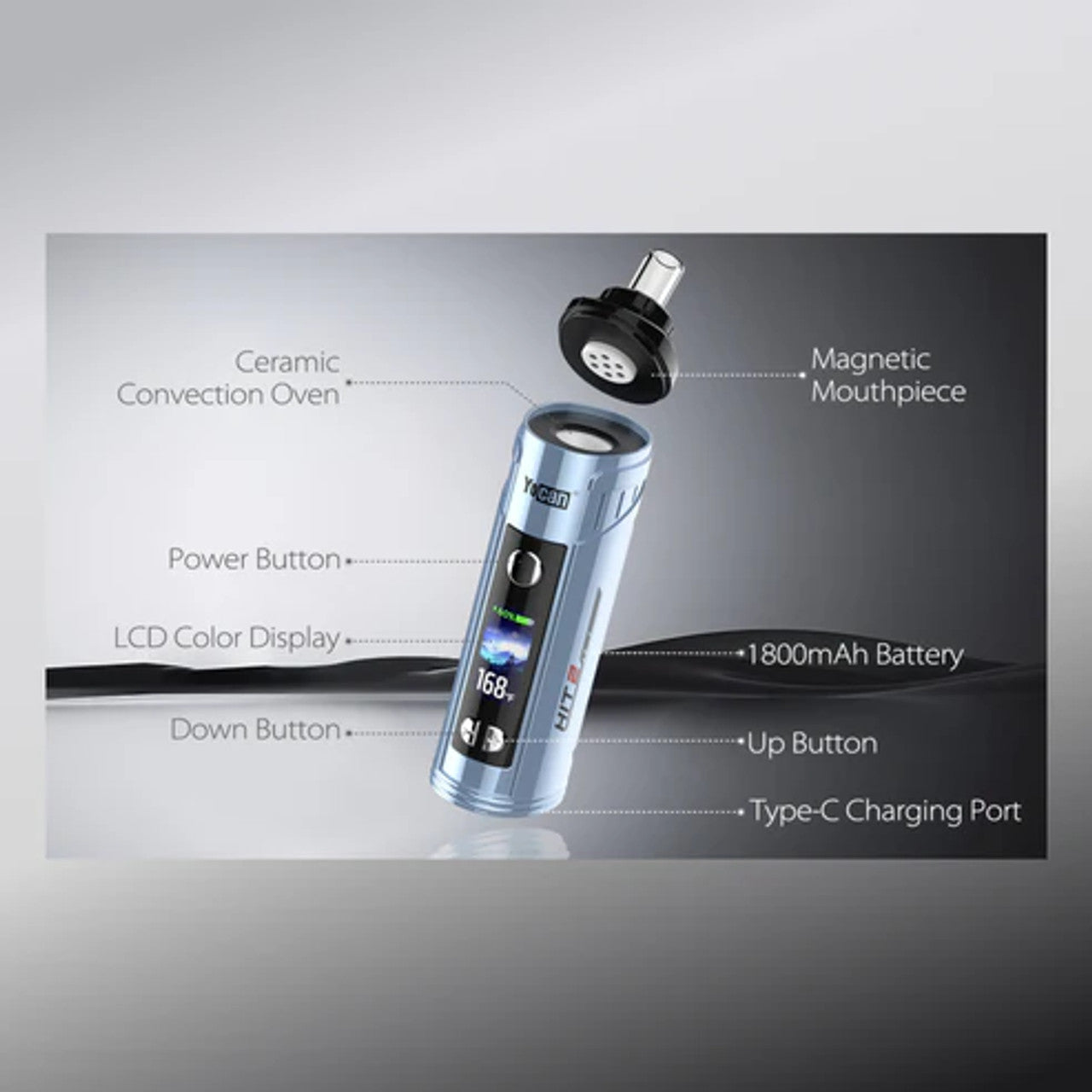 Yocan Hit 2 Dry Herb Vaporizer