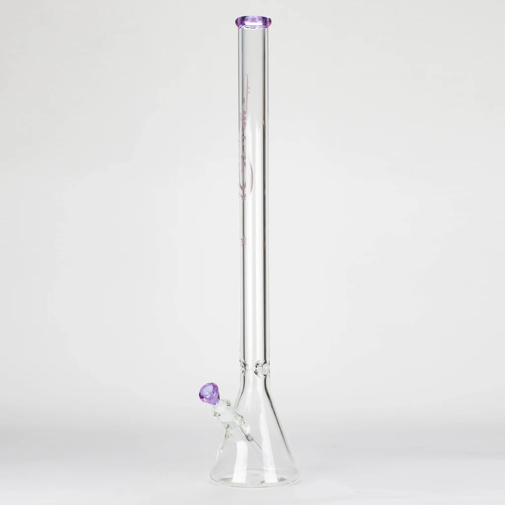 30" 9mm glass beaker water bong
