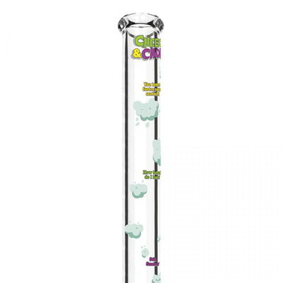 Cheech & Chong Glass 48" Tall How High Are You Water Pipe