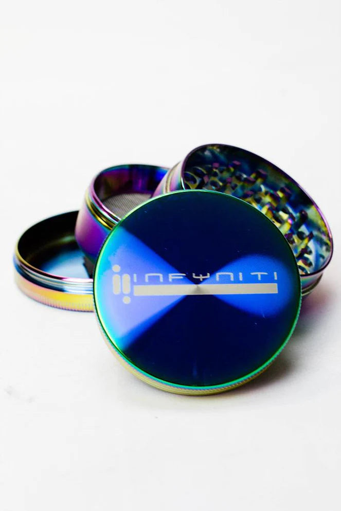 Infyniti 4 parts rainbow herb grinder