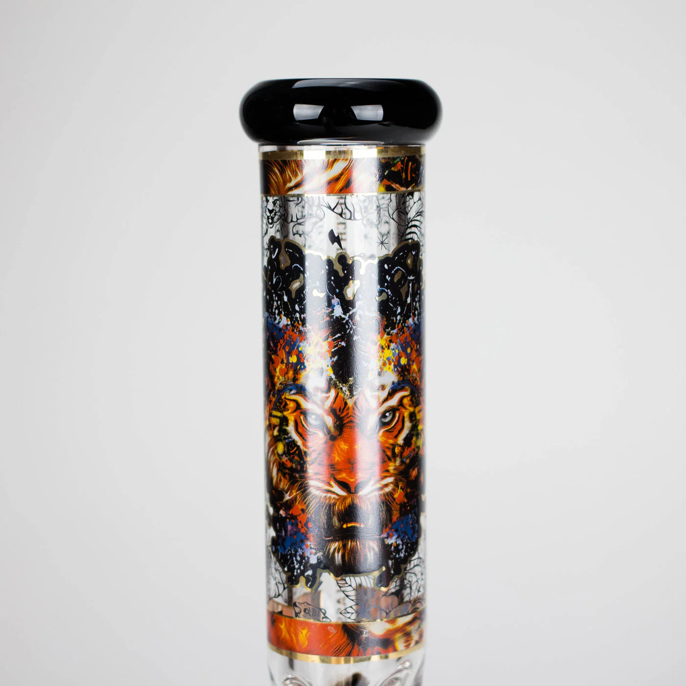 Cheech | 13″ Tiger Decal Beaker Bong