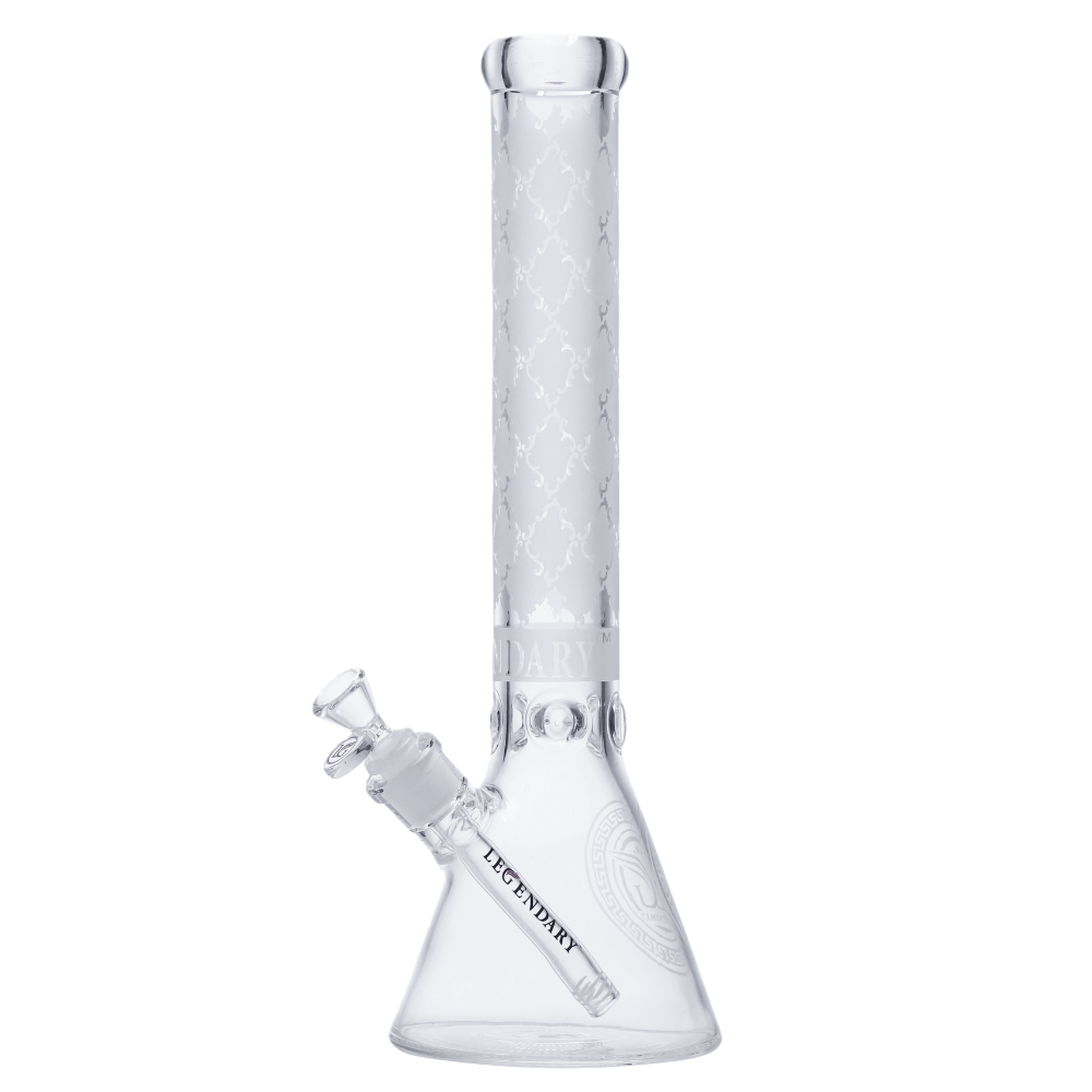 16" 7mm Legendary Crystal Pattern Beaker Bong
