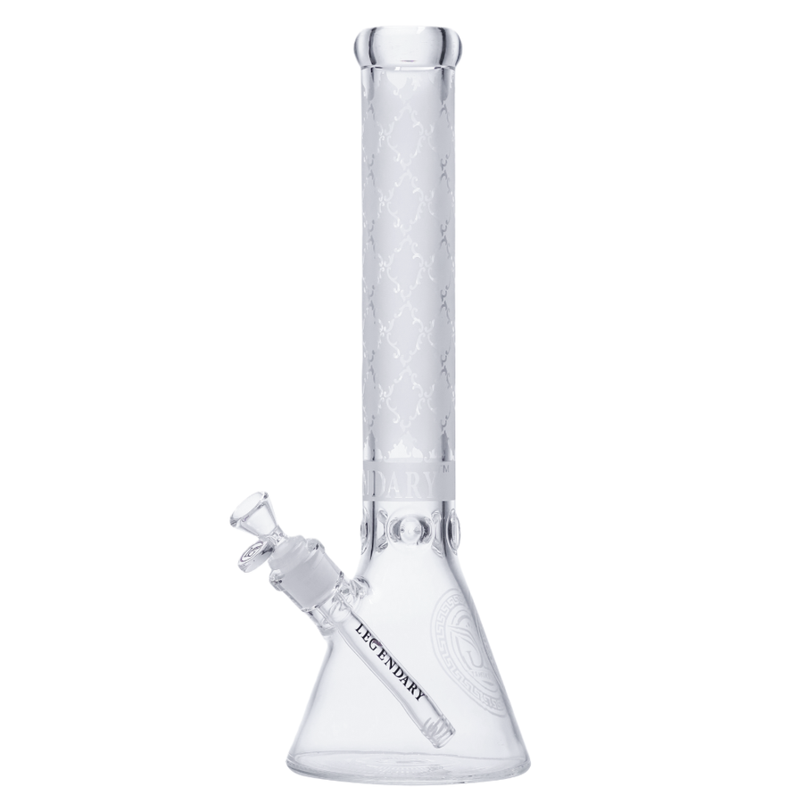16" 7mm Legendary Crystal Pattern Beaker Bong