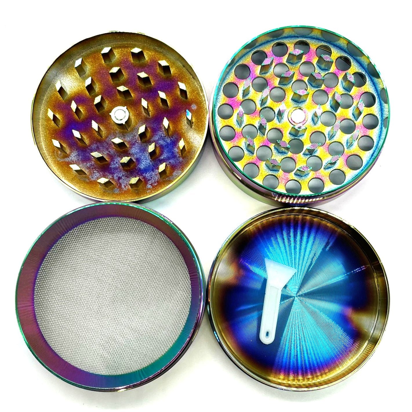 Bitcoin Grinder 4-Part – 63mm Premium Metal Herb Grinder