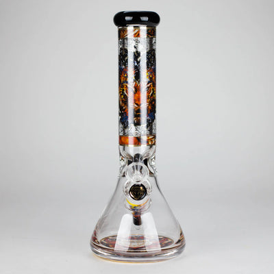 Cheech | 13″ Tiger Decal Beaker Bong
