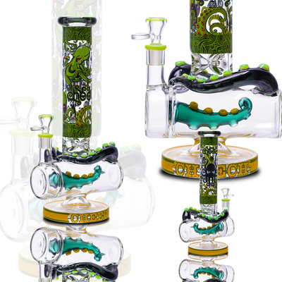 14" Cheech Deep Sea Kraken Water Pipe (CHE-415)