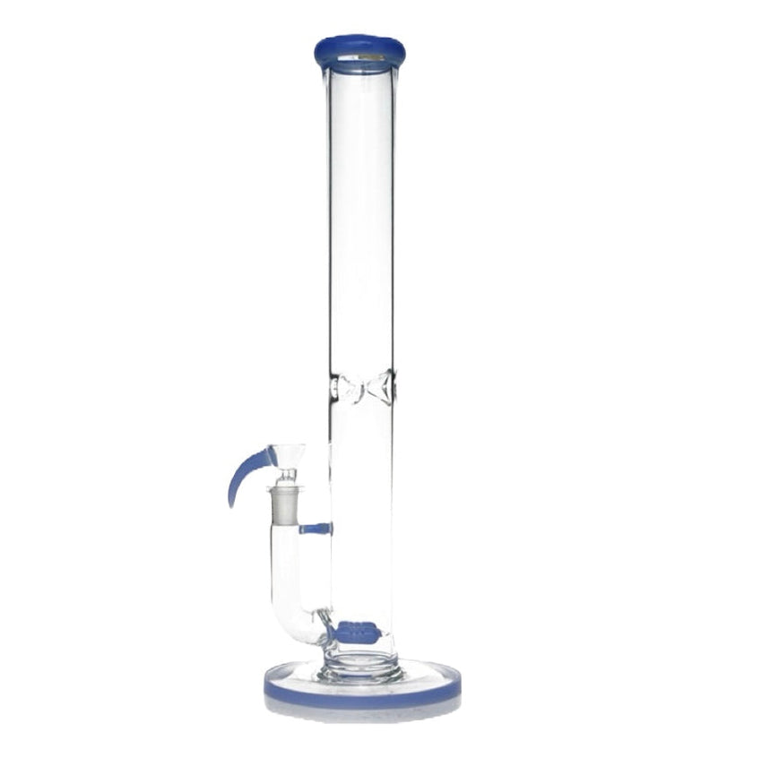 18" Double Inline Straight Tube Bong