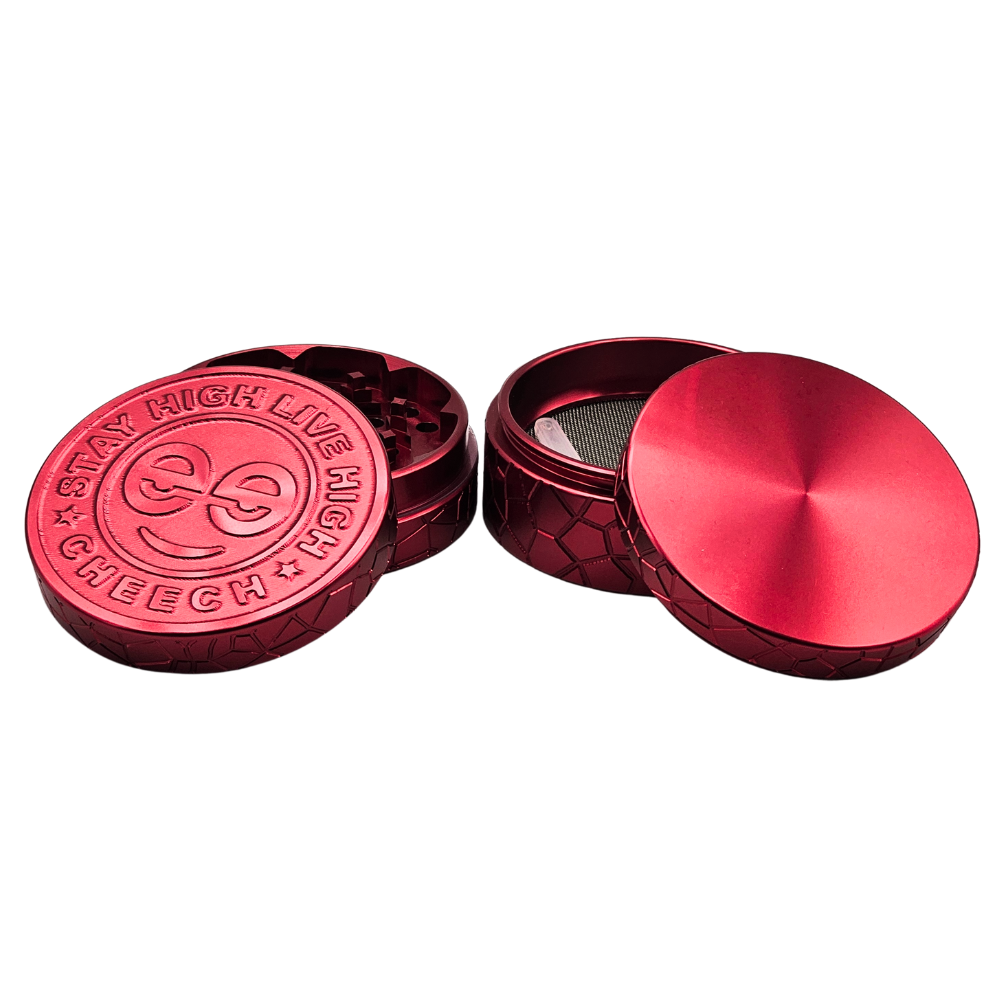 Cheech 63mm 4pc Retro Logo Grinder