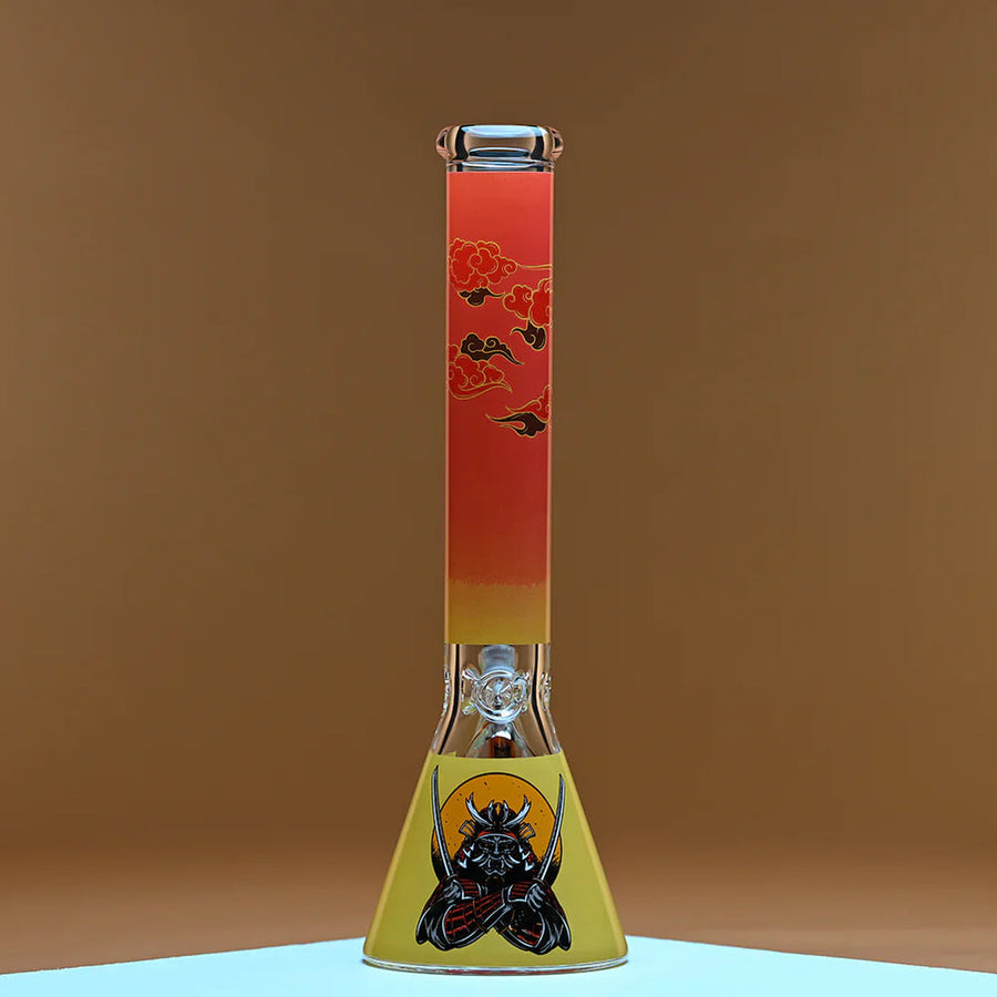 CASTLE GLASSWORKS | 16" SAMURAI BONG – EXTRA THICK GLASS