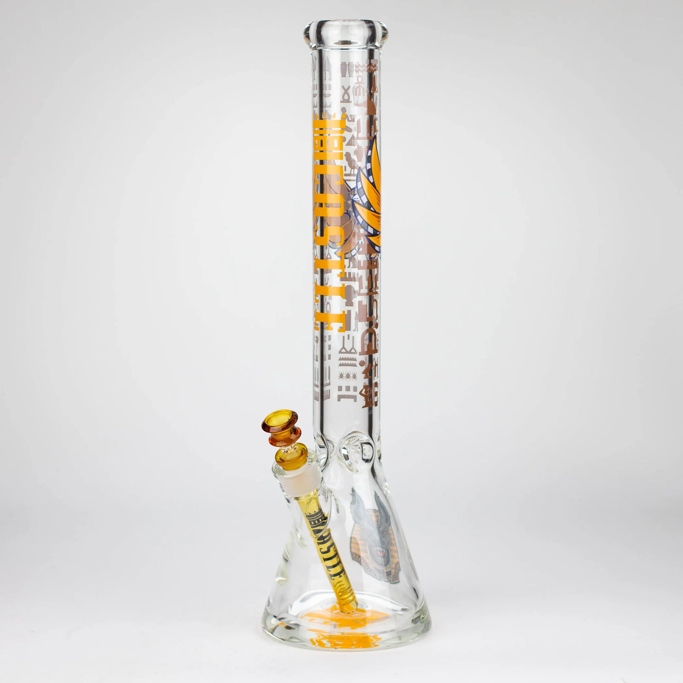 18" Anubis Castle Glass Bong