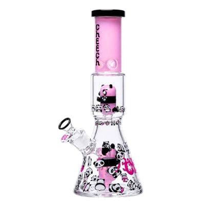 14" Cheech Glass Panda Party Beaker Bong (7mm)