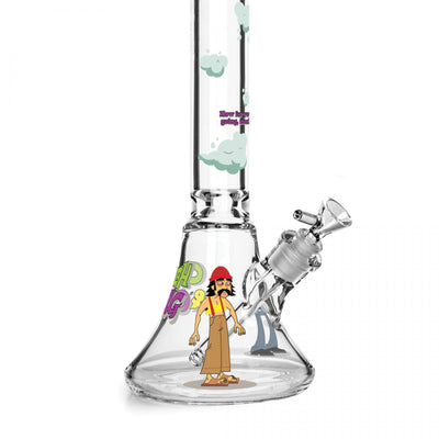 Cheech & Chong Glass 48" Tall How High Are You Water Pipe