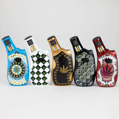 Scorch Torch | Mandala Leaf Designs single flames torch lighter