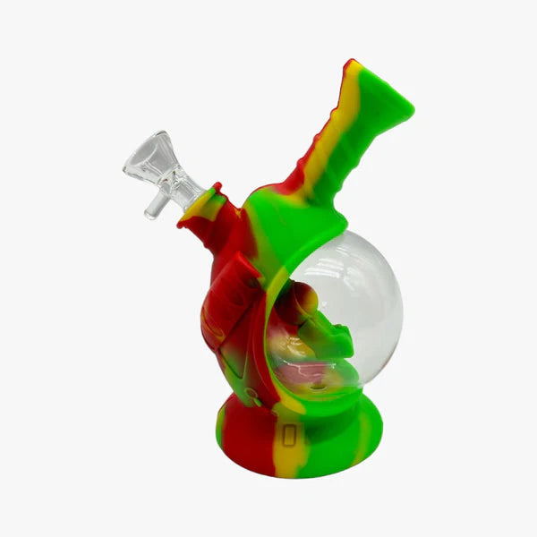 GLASS & SILICONE BONG