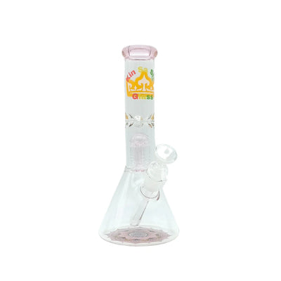 10 INCH 14 MM KIN SA SHA BEAKER BONG WITH MATCHING COLORED PERC