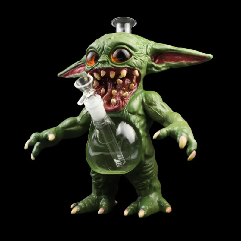 11.3″ PVC Zombie Yoda Water Pipe Bong