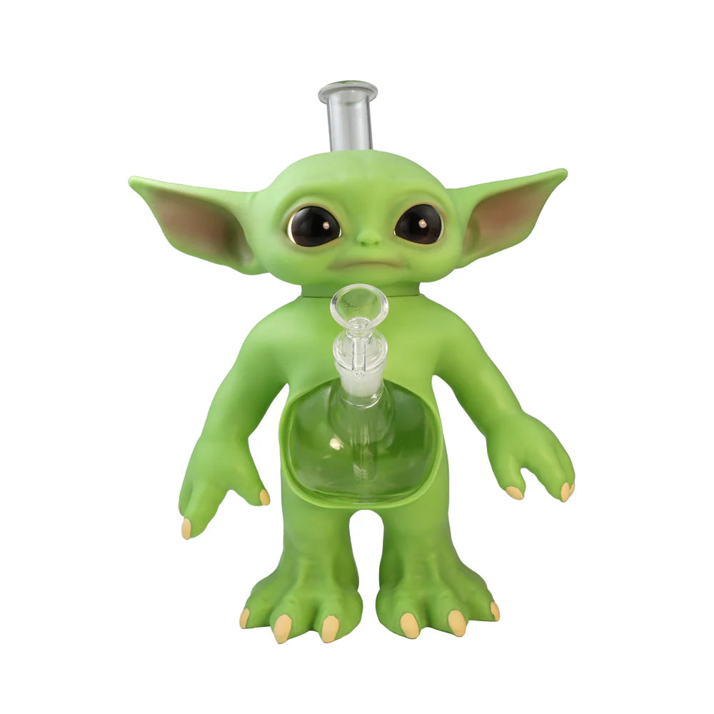 12″ Yoda glass water pipe
