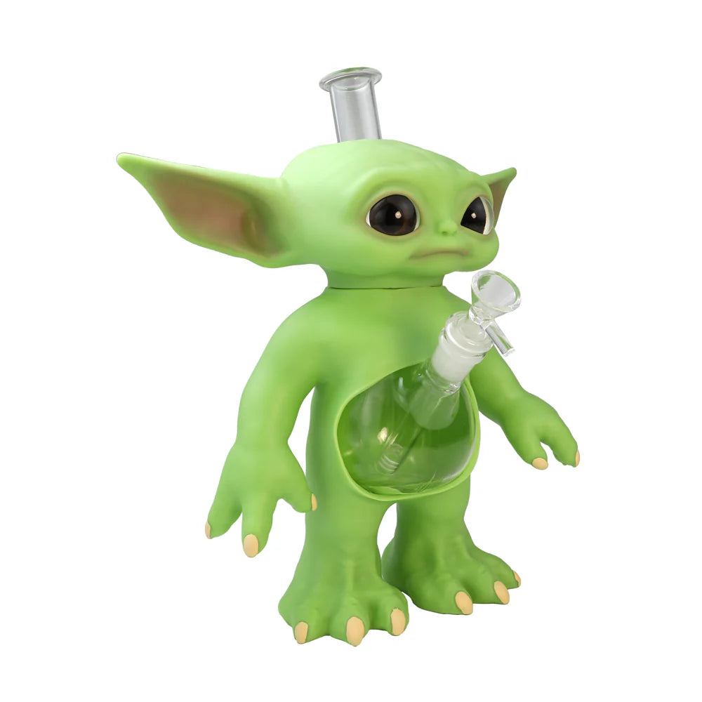 12″ Yoda glass water pipe
