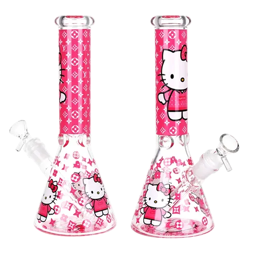 14" Fashion Kitty Beaker Bong