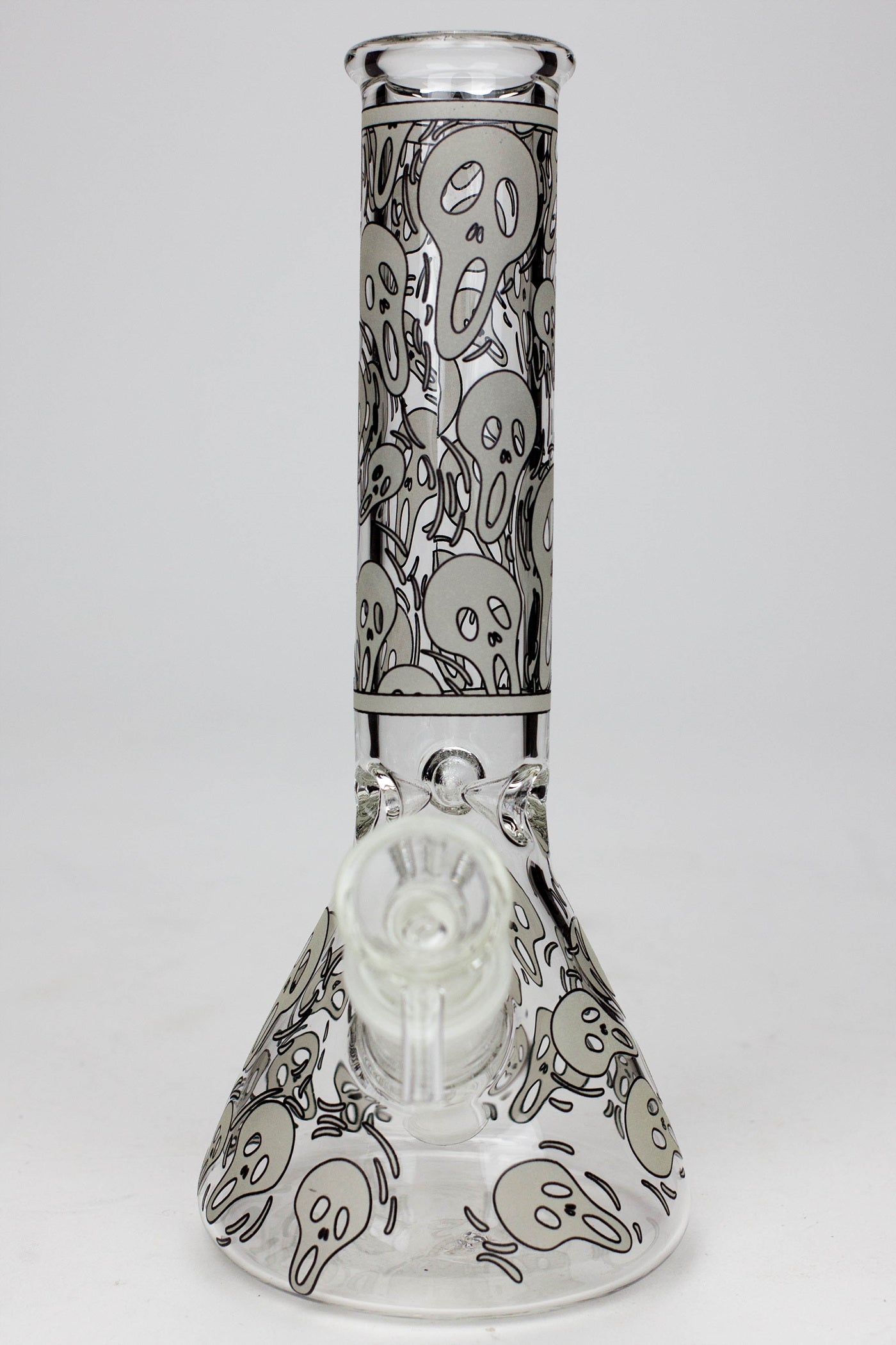 14” Scream Ghost glass water bong