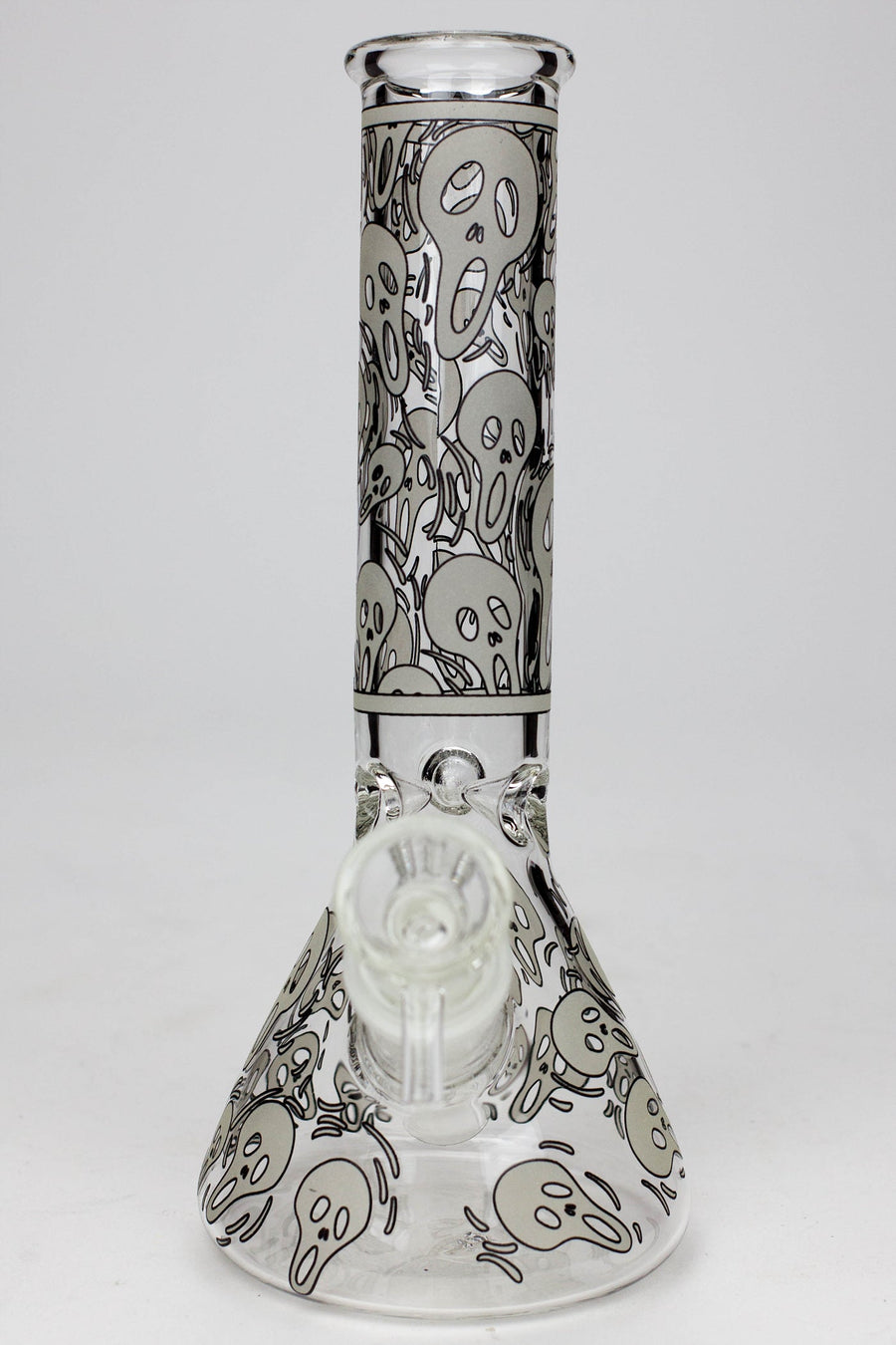 14” Scream Ghost glass water bong