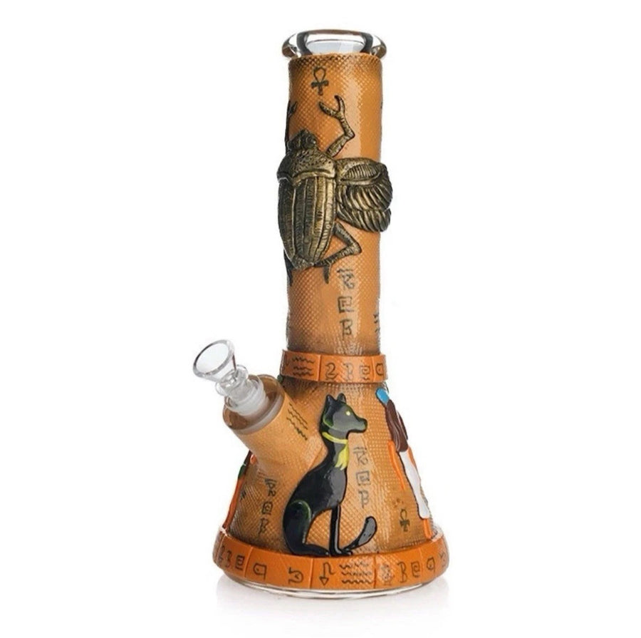 14" Egyptian Glass Bong