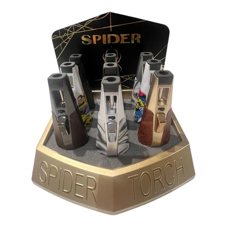 Spider | Refillable Torch Lighter – Designer Grip Edition