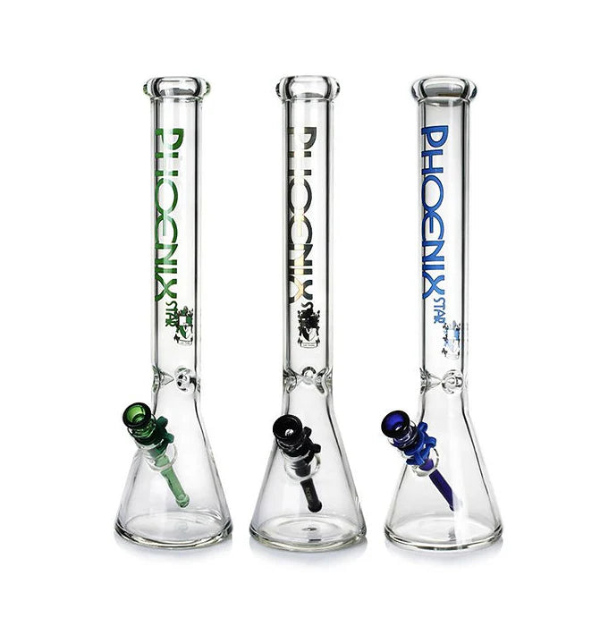 18" Glass Beaker Bong